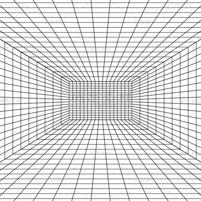 纹理通用中心透视网格元素素材