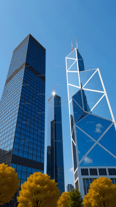 建筑系列实景风都市高楼大厦背景（td）
