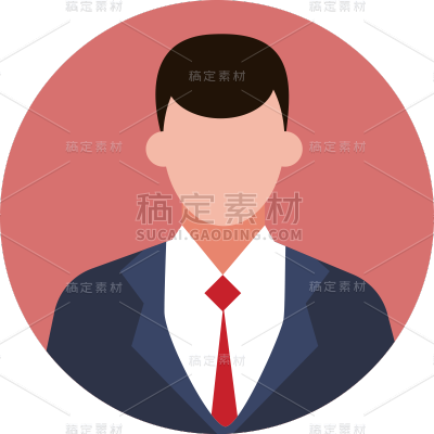 人物系列爆款打工企业商务头像贴纸
