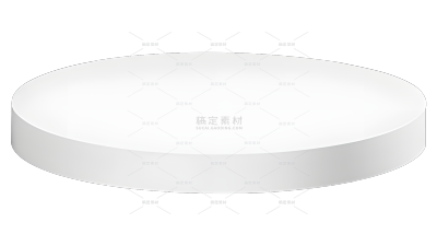 样机系列简约白色圆形展台（td）