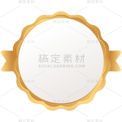 促销通用轻奢感标签元素素材