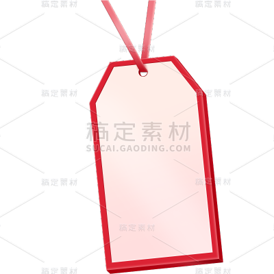 促销通用促销立体感吊牌标签元素素材