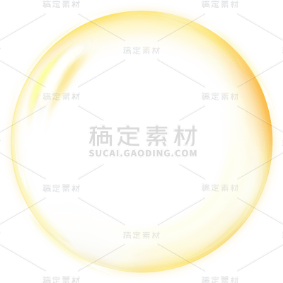 通用圆形透明气泡元素素材贴纸