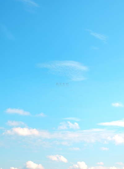 常规内容-风光系列写实感清透晴空蓝天白云图