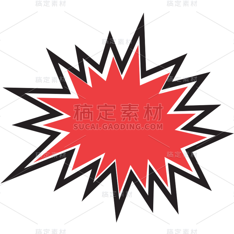 炸弹元素简约贴纸