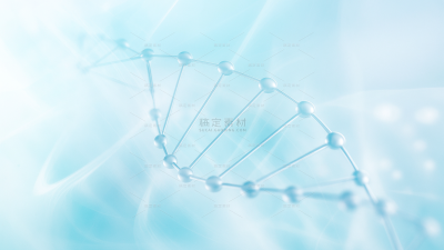 医疗系列写实分子DNA链背景（td）