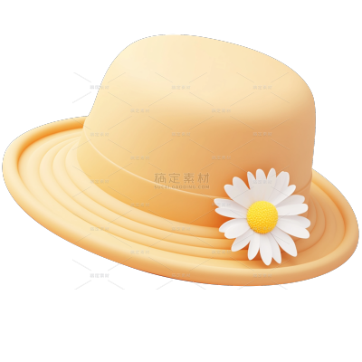 服饰系列3D立体帽子元素