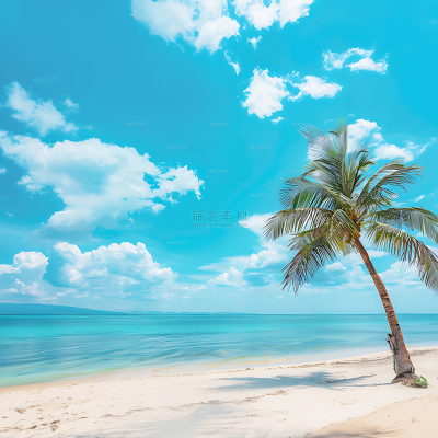 insMind Summer Background Tropical Sand Beach