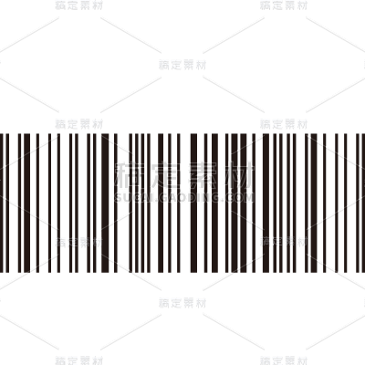 常规系列黑色无数字条形码图标通用元素素材