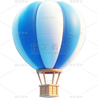 装饰通用软3D立体热气球元素素材
