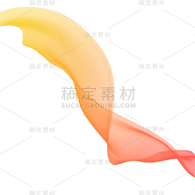 通用装饰飘带元素素材
