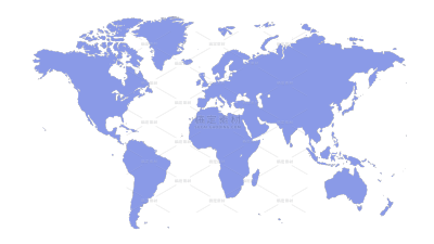 科技风世界地图元素（td）