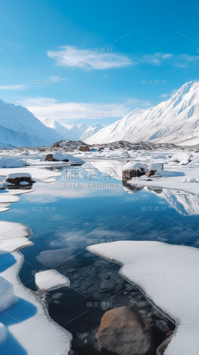 冰川雪山风景景观壁纸