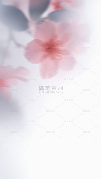 春天梦幻蒙版植物花卉背景元素素材