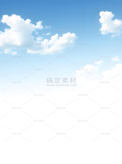 风光系列实景蓝天白云元素