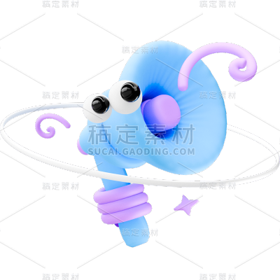 促销通用3D充气促销元素素材