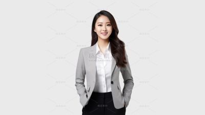 商务女性模特人像图片