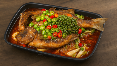 美食系列写实风烤鱼（td）