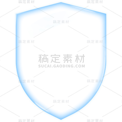 图标系列-通用-简约线条盾牌贴纸