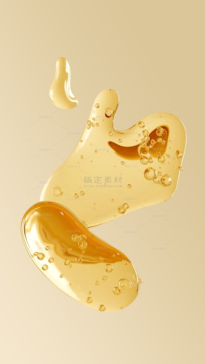 特效系列高透精油水油分子背景