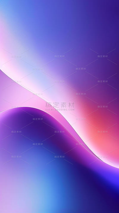通用简约蓝色曲线渐变背景
