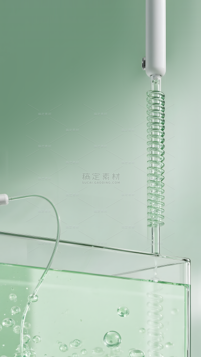 背景系列常规渐变感发光玻璃展台背景