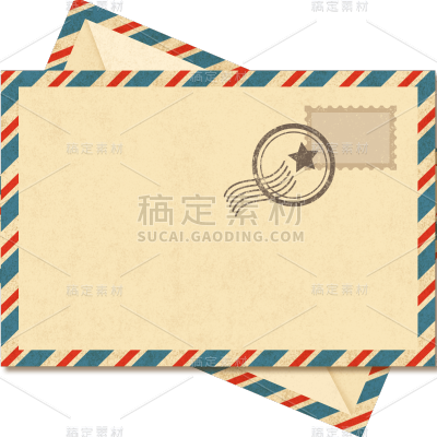 通用复古信封元素