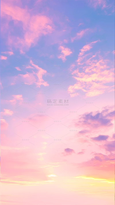风光系列唯美梦幻感云彩天空背景