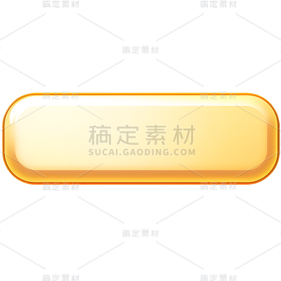 矢量金色按钮免抠元素