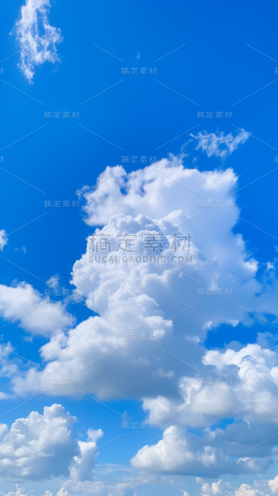 蓝天白云天空风景