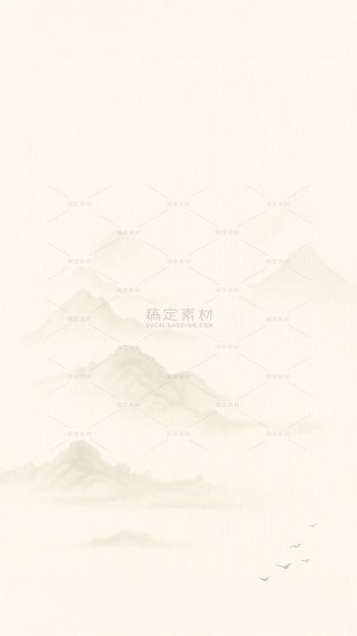 中国风系列古风山水插画图片