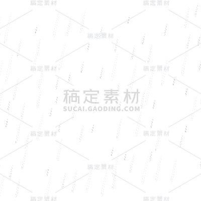 气象系列手绘细长雨滴斜面落下