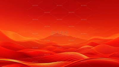 建党节简约红色线条曲面通用背景素材