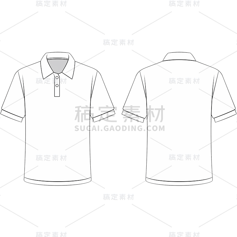 简约上衣衣服短袖样机