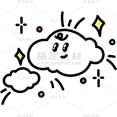 通用好物推荐常见元素贴纸