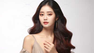 美发模特人像