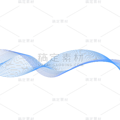 简约科技蓝色线条曲线