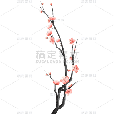 中国风梅花
