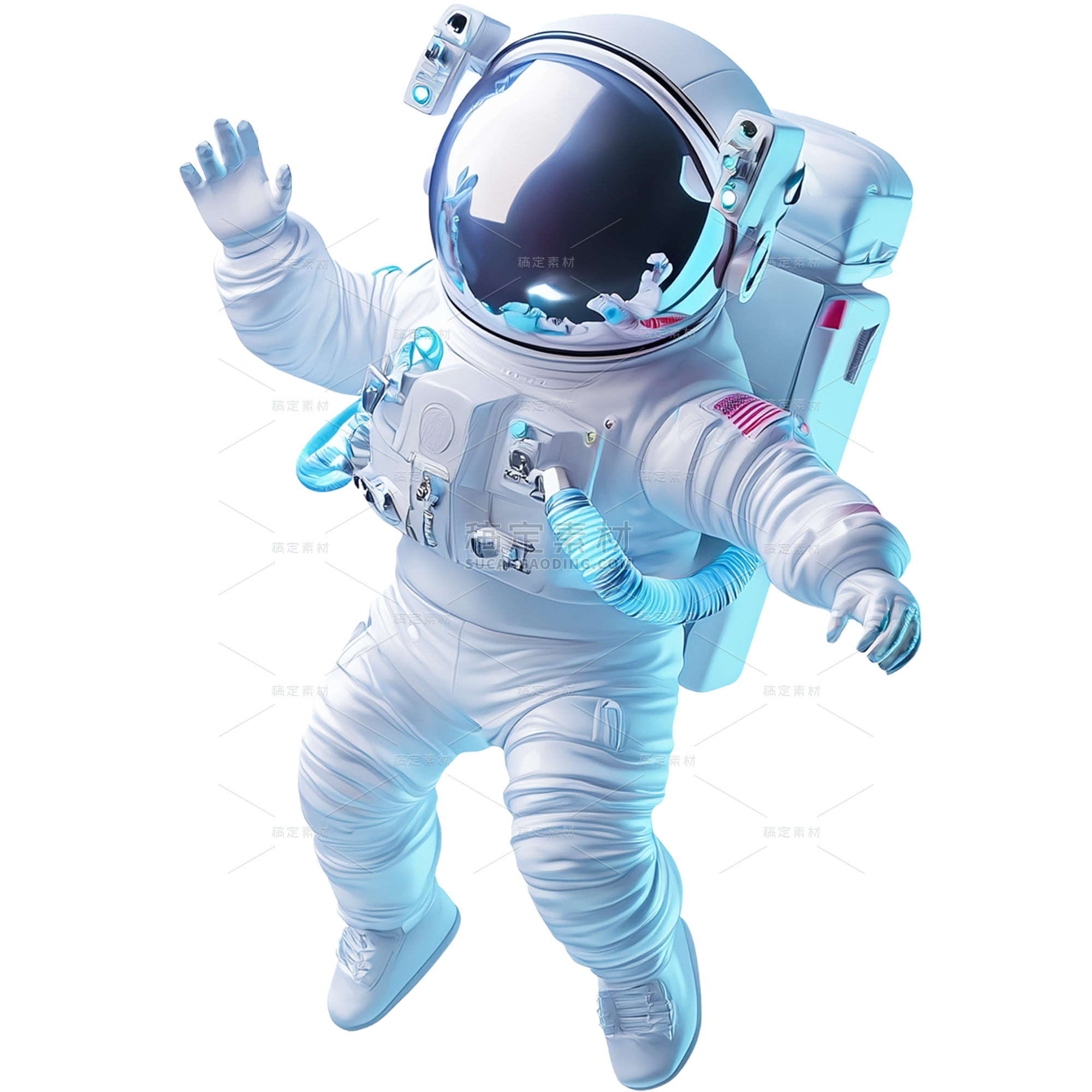 宇宙系列3D炫酷风宇航员
