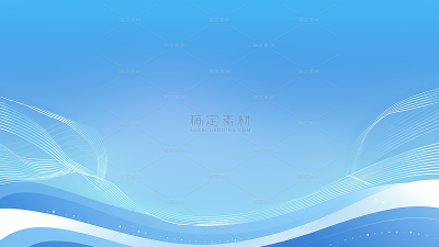 背景通用蓝色光效曲线背景横板图片素材