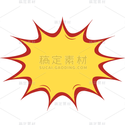 炸弹元素简约贴纸