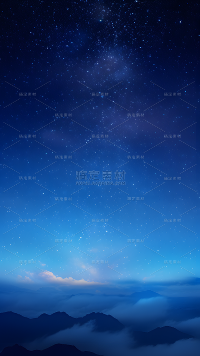 通用夜晚夜空星空壁纸背景图片