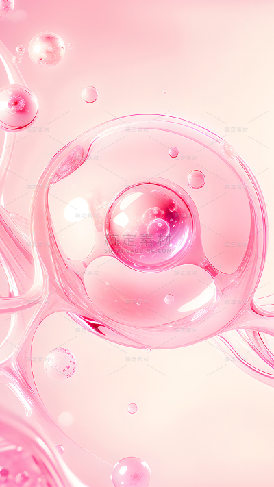 医疗系列粉色系大分子背景