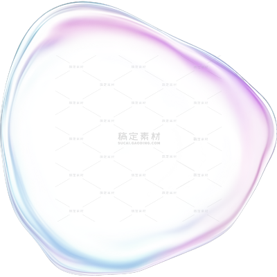 特效系列写实彩色液态气泡元素