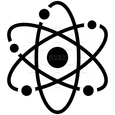 医疗系列矢量简约分子图标（td）