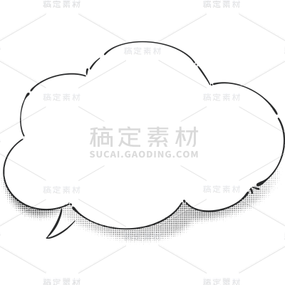 简约对话框气泡框聊天框文本框