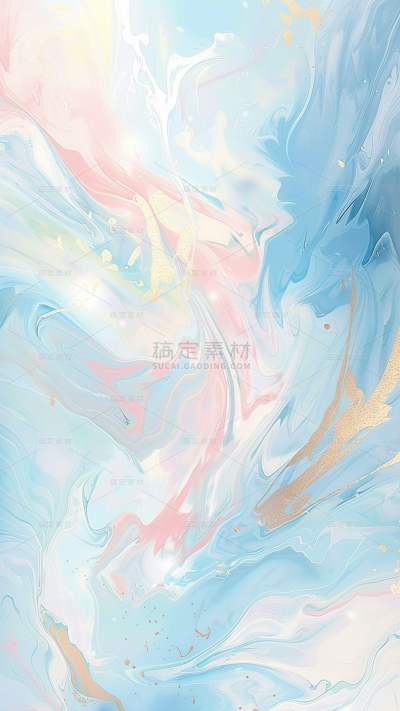 纹理系列抽象插画风彩色大理石纹理