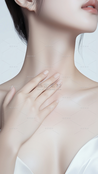 人物系列-通用-美体锁骨特写图片