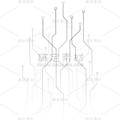 科技风通用科技蓝色点线元素素材