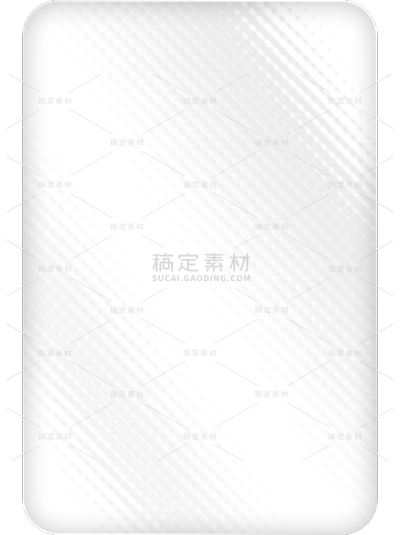 通用简约圆角半透明白色肌理玻璃边框素材